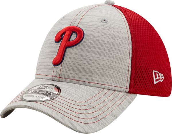 New Era Men's Philadelphia Phillies Red 39Thirty Prime Stretch Fit Hat