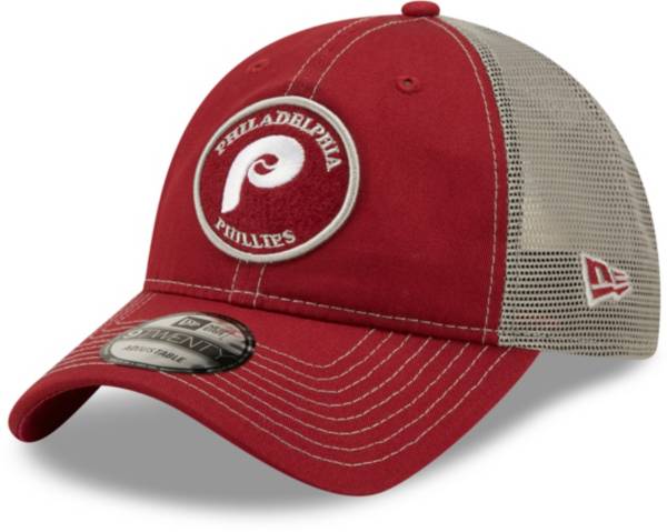 New Era Men's Philadelphia Phillies Red 9Twenty Circle Adjustable Hat