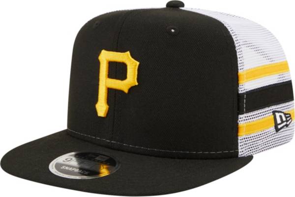 New Era Men's Pittsburgh Pirates 9Fifty Black Stripe Adjustable Hat