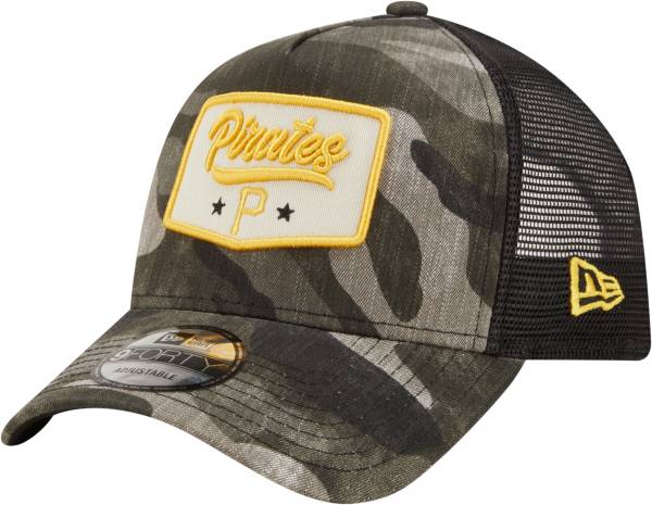 New Era Men's Pittsburgh Pirates Camo Patch 9Forty Adjustable Hat