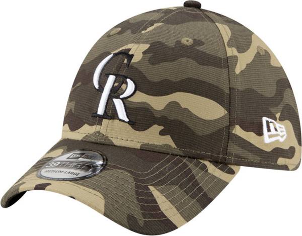 New Era Men's Colorado Rockies Camo Armed Forces 39Thirty Fitted Hat