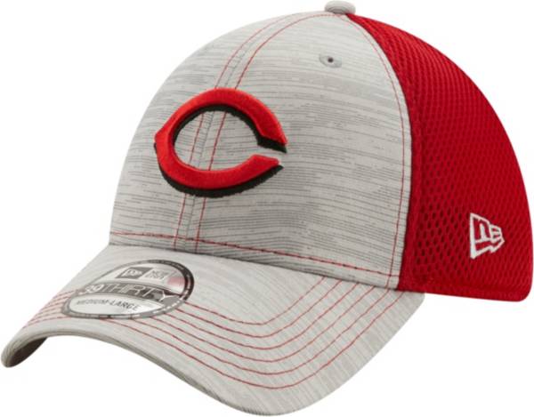 New Era Men's Cincinnati Reds Red 39Thirty Prime Stretch Fit Hat