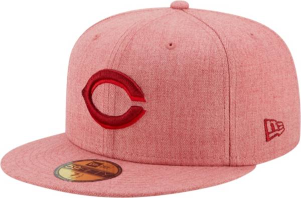 New Era Men's Cincinnati Reds 59Fifty Red Heather Classic Fitted Hat