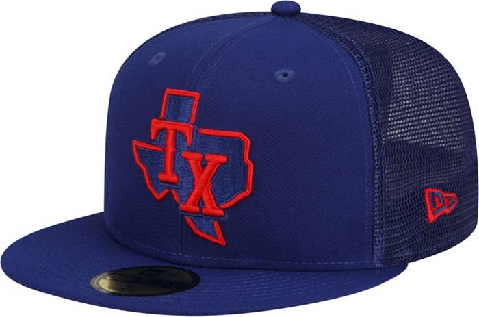 Texas Rangers New Era On-Field Authentic Collection 59FIFTY Fitted Hat -  Light Blue/Royal