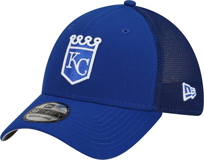 New Era Men\'s Kansas City Blue Goods Fit | Practice Stretch Sporting 39Thirty Hat Dick\'s Batting Royals
