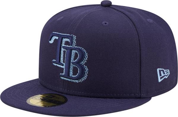 New Era Men's Tampa Bay Rays Navy 59Fifty Fitted Hat