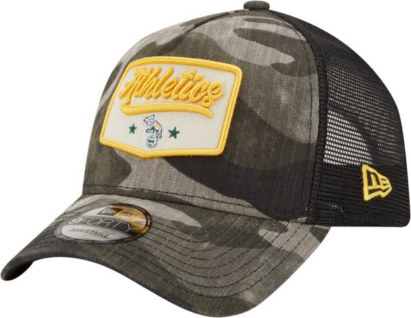 New Era Men's Oakland Athletics Camo Patch 9Forty Adjustable Hat