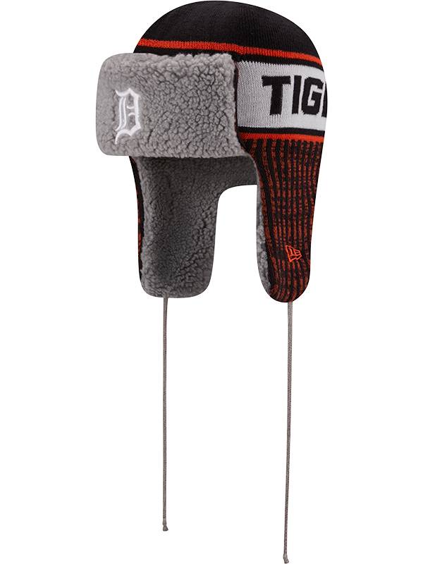 New Era Men's Detroit Tigers Navy Trapper Knit Hat product image