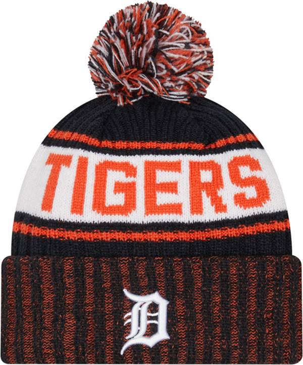 New Era Men's Detroit Tigers Navy Marl Knit Beanie product image
