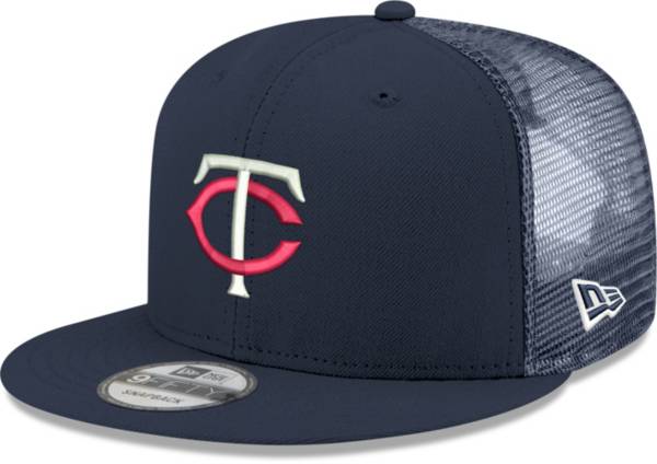 New Era Men's Minnesota Twins Navy 9Fifty Classic Trucker Adjustable Hat