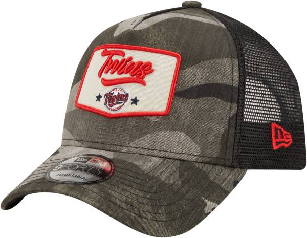 New Era Men's Minnesota Twins Camo Patch 9Forty Adjustable Hat