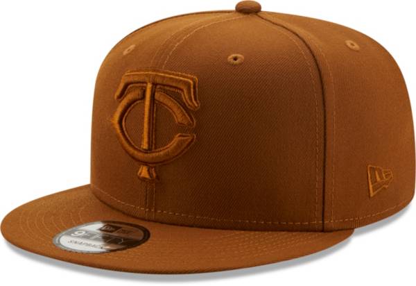 New Era Men's Minnesota Twins Tan 9Fifty Color Pack Adjustable Hat