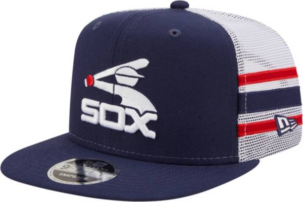 New Era Men's Chicago White Sox 9Fifty Navy Stripe Adjustable Hat