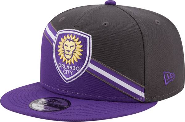 New Era Men's Orlando City 9Fifty Blue/Grey Adjustable Hat