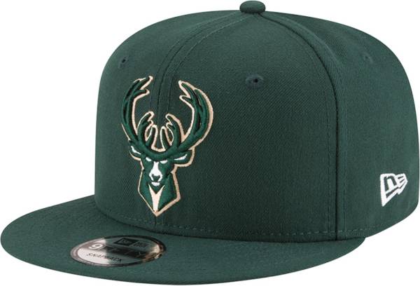 New Era Men's Milwaukee Bucks Green 9Fifty Adjustable Hat product image