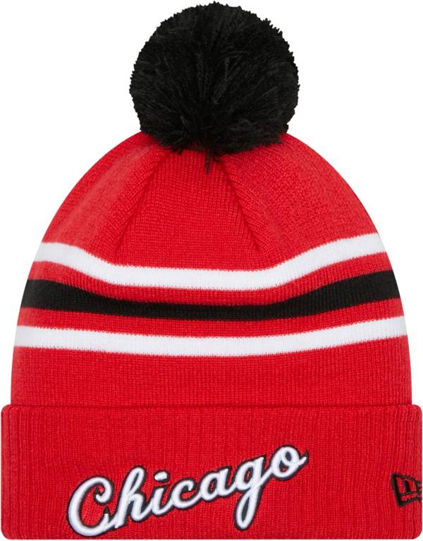 New Era Men's 2021-22 City Edition Chicago Bulls Red Knit Hat product image