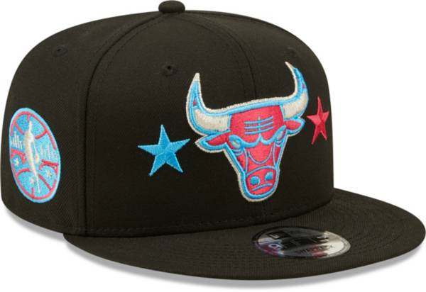 New Era Men's 2022 NBA All-Star Game Chicago Bulls Black 9Fifty Adjustable Snapback Hat