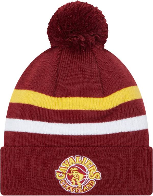 New Era Men's 2021-22 City Edition Cleveland Cavaliers Red Knit Hat