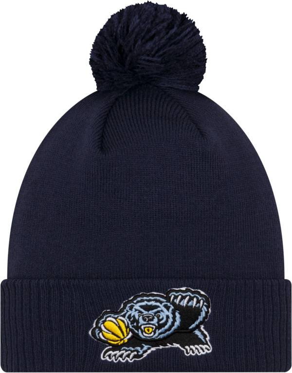 New Era Men's 2021-22 City Edition Memphis Grizzlies Navy Knit Hat