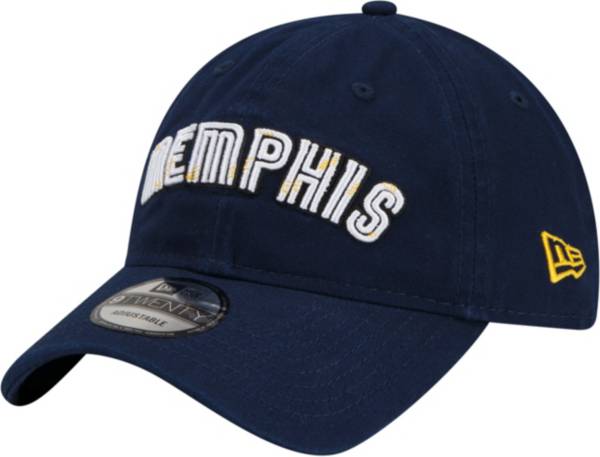 New Era Men's 2021-22 City Edition Memphis Grizzlies Blue 9Twenty Adjustable Hat