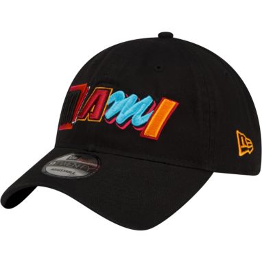 sorry, New Era Men's 2021-22 City Edition Miami Heat Black 9Twenty Adjustable Hat is currently out of stock