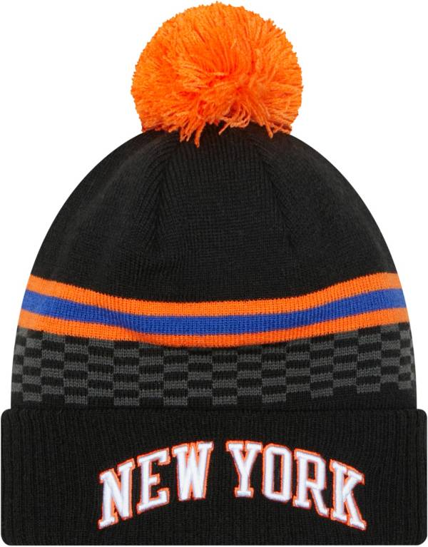 New Era Men's 2021-22 City Edition New York Knicks Black Knit Hat