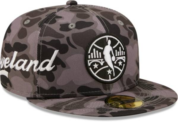 New Era Men's 2022 NBA All-Star Game Grey Camo 59Fifty Fitted Hat