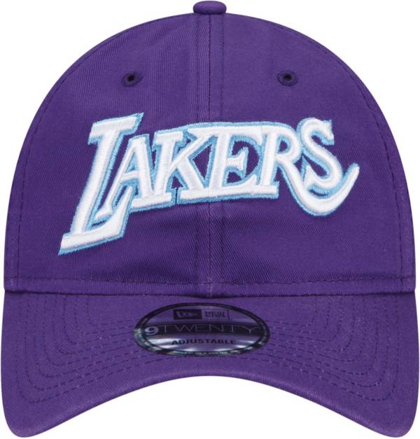 New Era Men's 2021-22 City Edition Los Angeles Lakers Purple 9Twenty Adjustable Hat product image