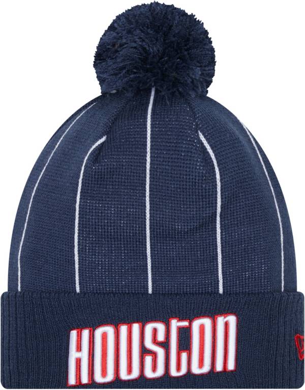 New Era Men's 2021-22 City Edition Houston Rockets Navy Knit Hat product image