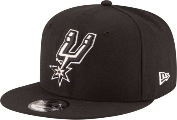New Era Men's San Antonio Spurs 9Fifty Black Logo Adjustable Snapback Hat product image