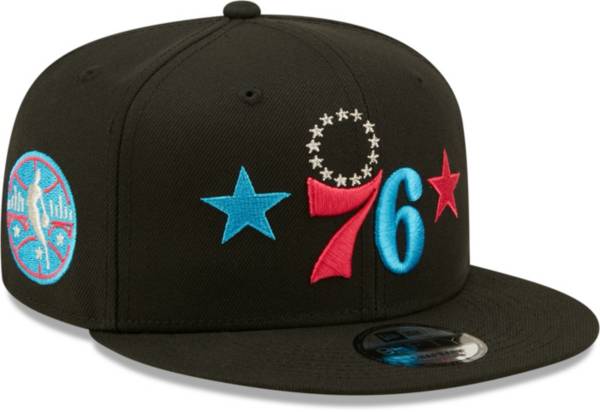 New Era Men's 2022 NBA All-Star Game Philadelphia 76ers Black 9Fifty Adjustable Snapback Hat