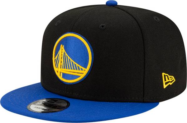 New Era Men's Golden State Warriors Black 9Fifty Adjustable Hat