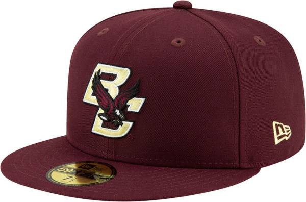 New Era Men's Boston College Eagles Maroon 59Fifty Fitted Hat