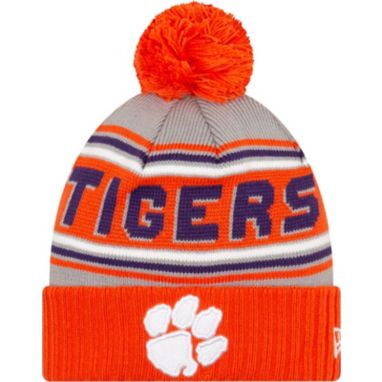 sorry, New Era Men's Clemson Tigers Orange Cheer Knit Pom Beanie is currently out of stock