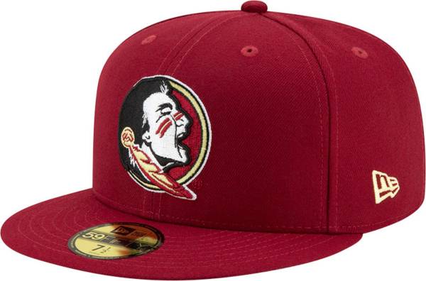 New Era Men's Florida State Seminoles Garnet 59Fifty Fitted Hat