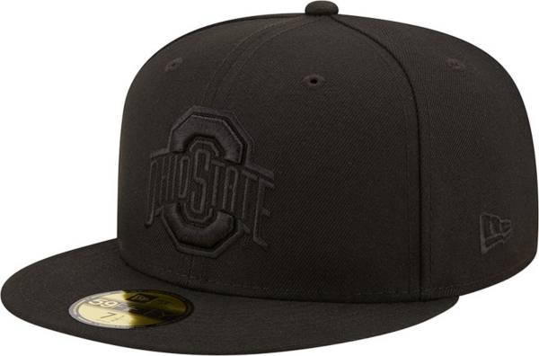 New Era Men's Ohio State Buckeyes Black Tonal 59Fifty Fitted Hat