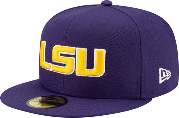 LSU Louisiana State University Tigers Cap Hat PUMA Vintage Retro Purple