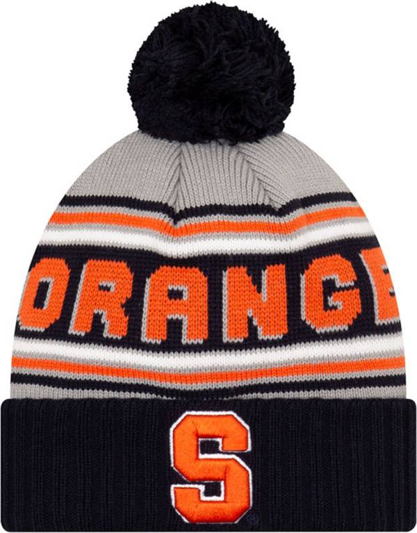 New Era Men's Syracuse Orange Blue Cheer Knit Pom Beanie product image