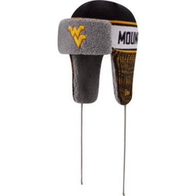 sorry, New Era Men's West Virginia Mountaineers Blue Helmet Head Trapper Knit Hat is currently out of stock