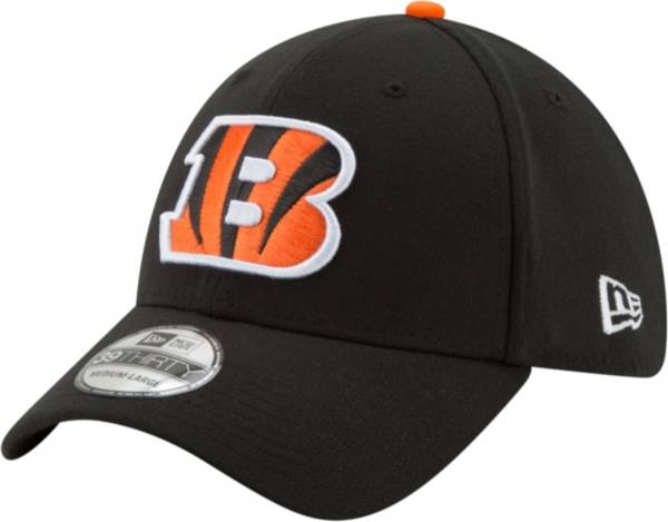 New Era Men's Cincinnati Bengals Black 39Thirty Classic Fitted Hat