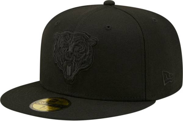 New Era Men's Chicago Bears Color Pack 59Fifty Black Fitted Hat