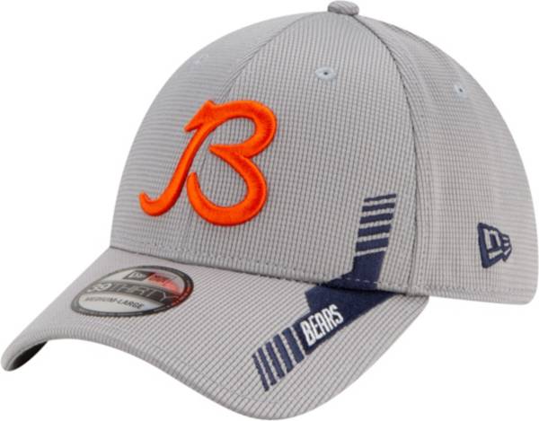 New Era Men's Chicago Bears Sideline 2021 Home 39Thirty Grey Stretch Fit Hat