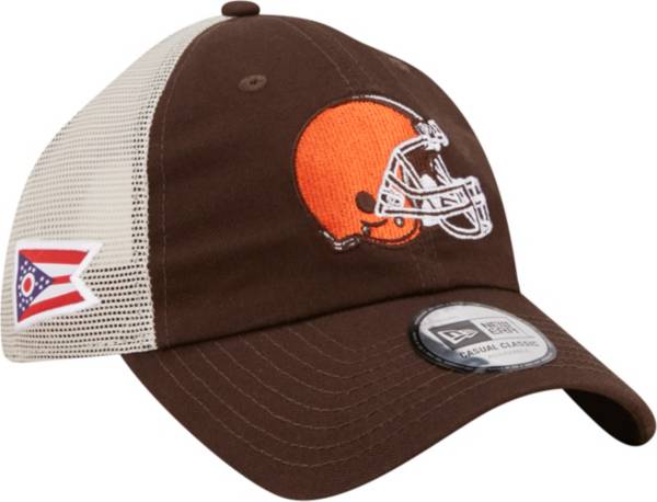 New Era Men's Cleveland Browns Flag 9Twenty Brown Trucker Hat