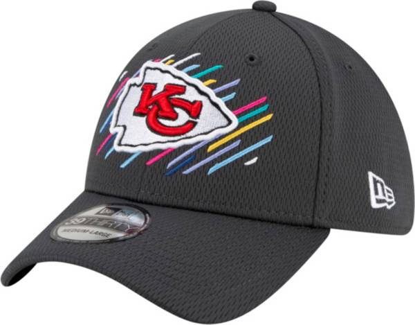 New Era Men's Kansas City Chiefs Crucial Catch 39Thirty Grey Stretch Fit Hat