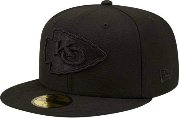 New Era Men's Kansas City Chiefs Color Pack 59Fifty Black Fitted Hat