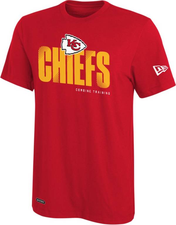 New Era Men's Kansas City Chiefs Combine Hash Red T-Shirt product image