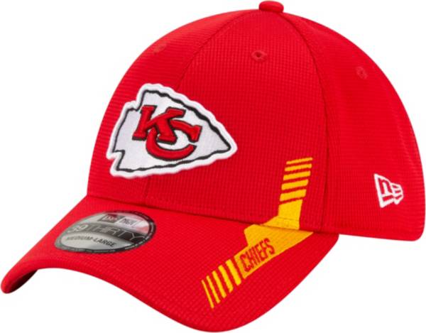 New Era Men's Kansas City Chiefs Red Sideline 2021 Home 39Thirty Stretch Fit Hat