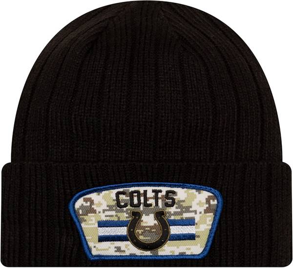 New Era Men's Indianapolis Colts Salute to Service Black Knit product image