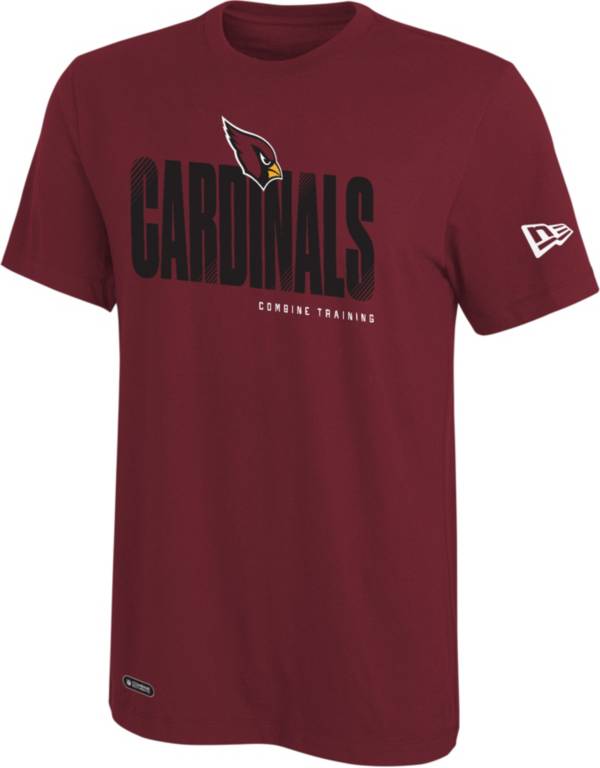 New Era Men's Arizona Cardinals Combine Hash Red T-Shirt