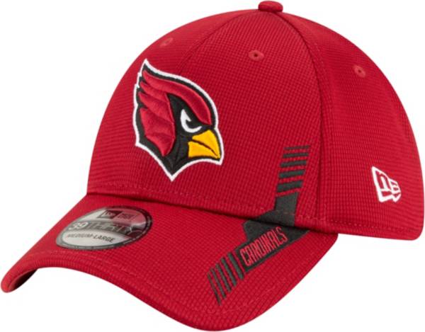 New Era Men's Arizona Cardinals Red Sideline 2021 Home 39Thirty Stretch Fit Hat